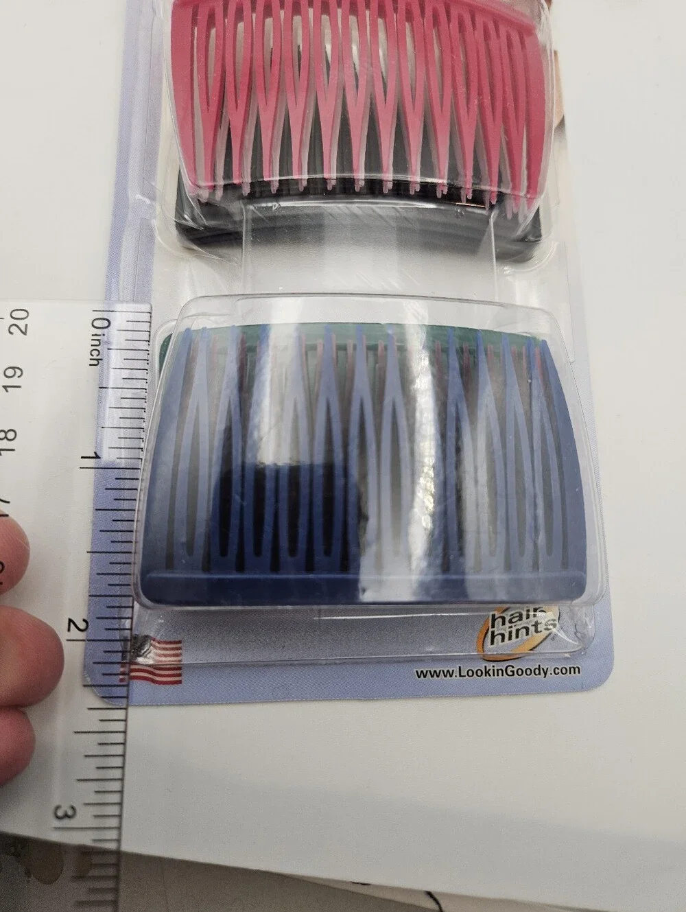 Genuine Y2K Vintage NOS Side Hair Comb Set - 12 Pack 10774